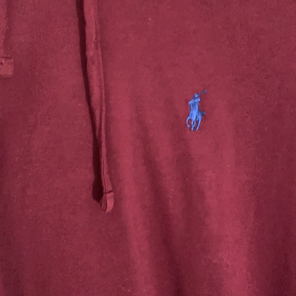 Polo Hoodie Lightweight | Burgunde Small USED | - Picture 2 of 5